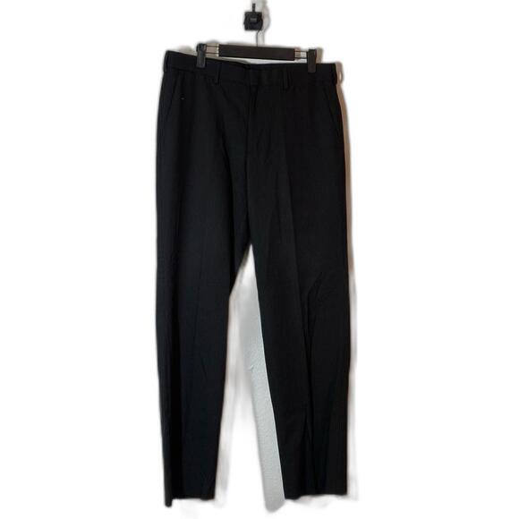 Men's Van Heusen Black Dress Pants - Picture 3 of 4